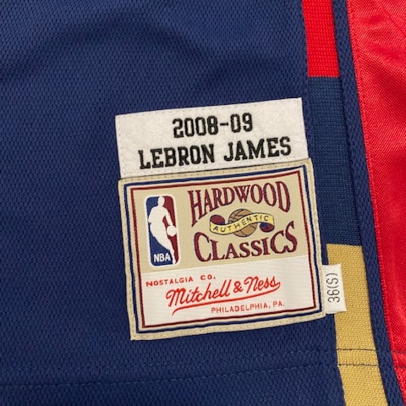 Mitchell & Ness Authentic Lebron James Cleveland Cavaliers 2008-09 Jersey NWT - Picture 5 of 7